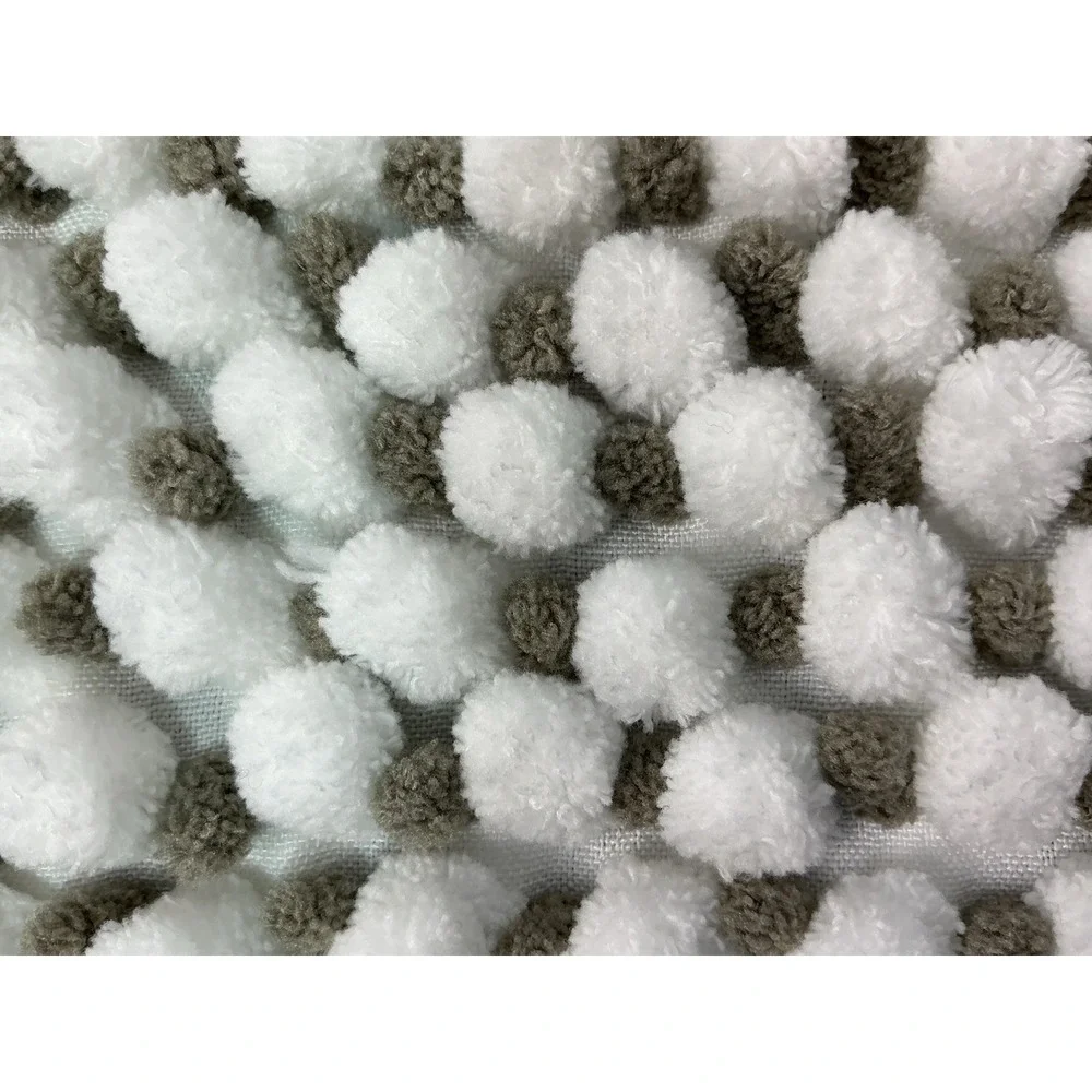 Room Essentials Everyday Chenille Bath Rug Set, Gray,‎ NWT